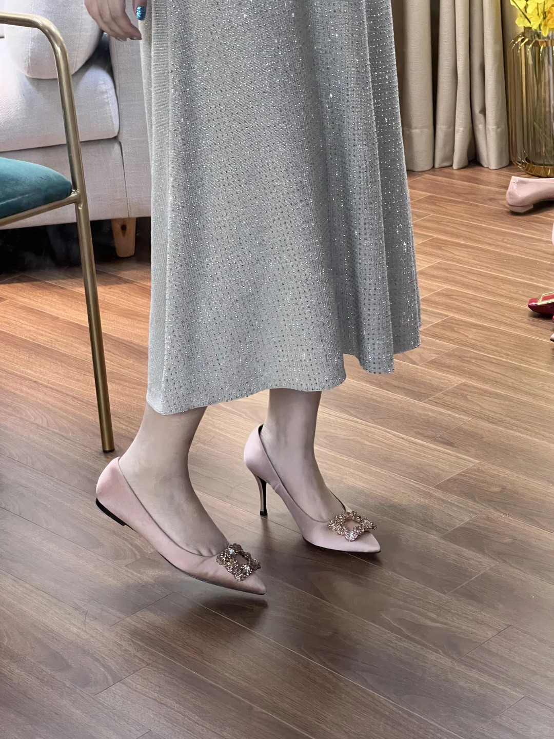 RV香槟色升级版楦，中意高跟还是平底？？