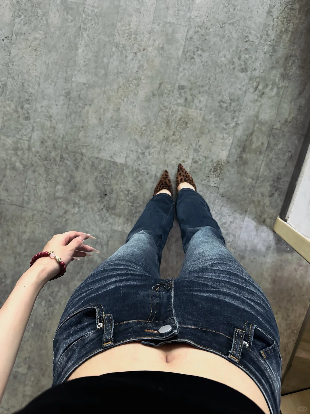 低腰裤我们在一起吧