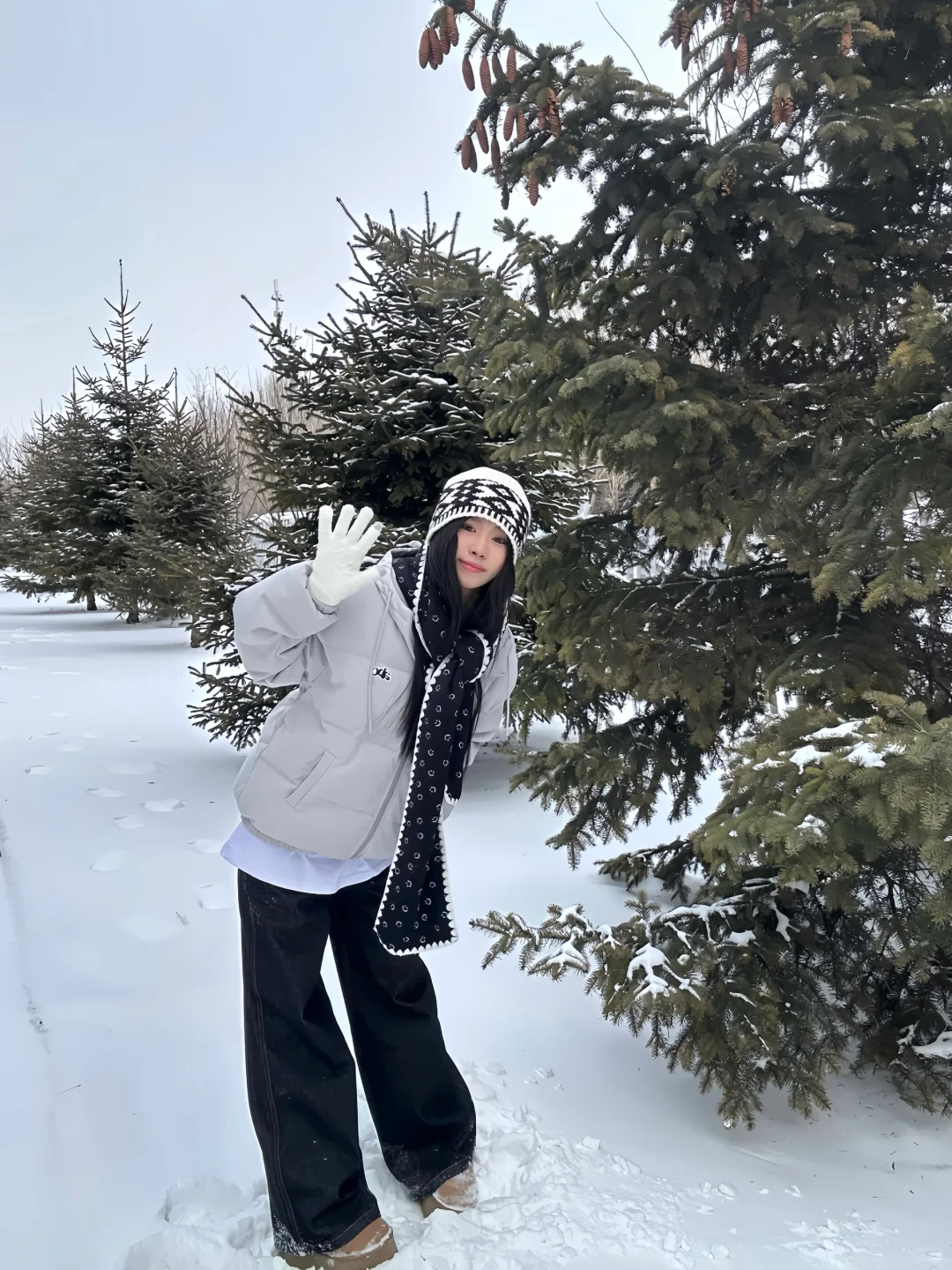 哈尔滨一周穿搭合集☃️❄️