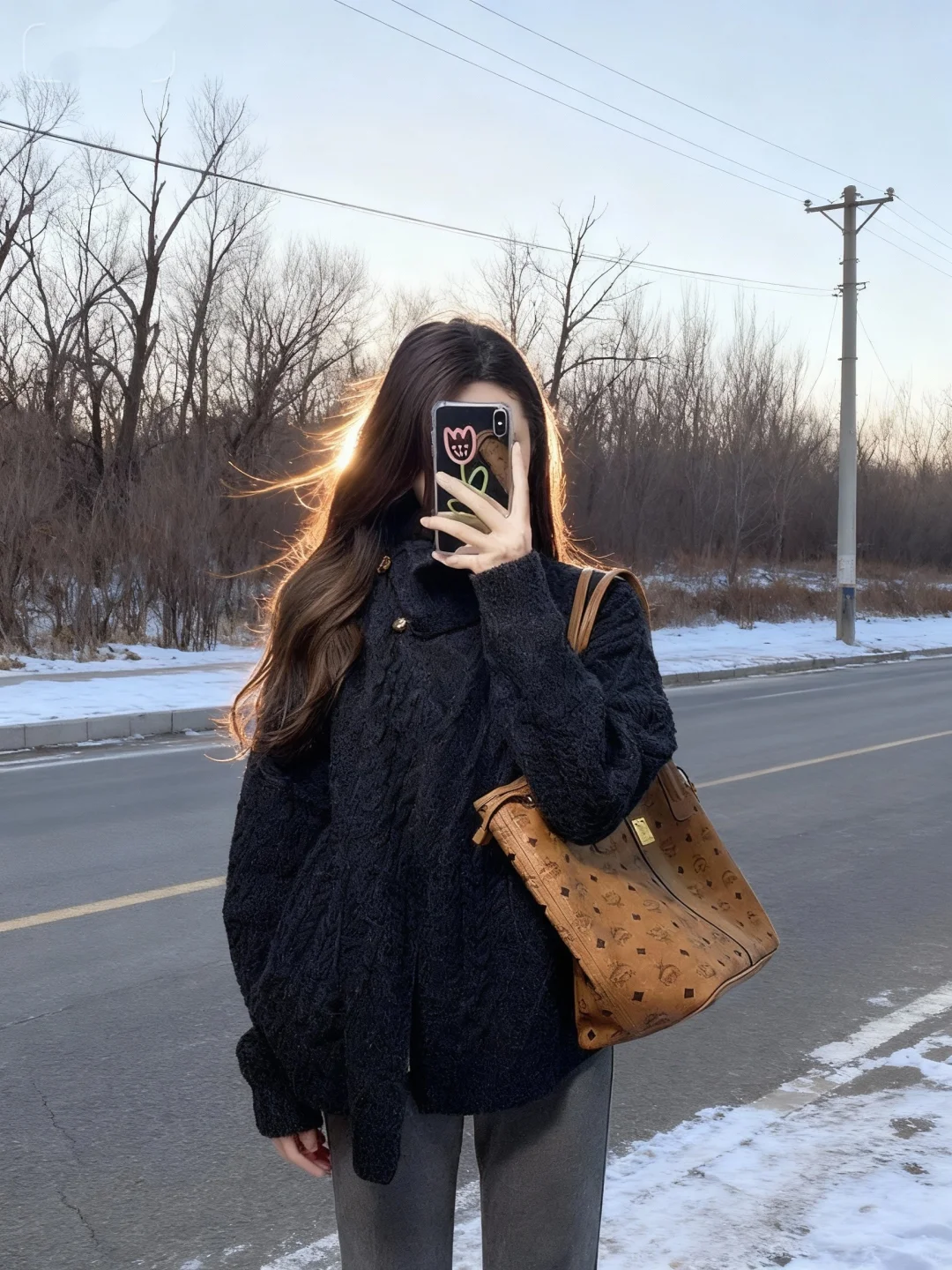 入冬随意的氛围感穿搭🍂、、