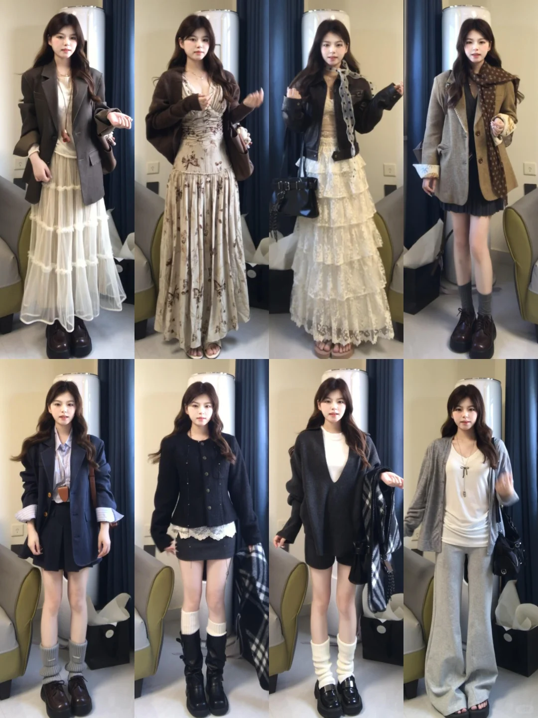 秋冬韩系氛围感穿搭🍂