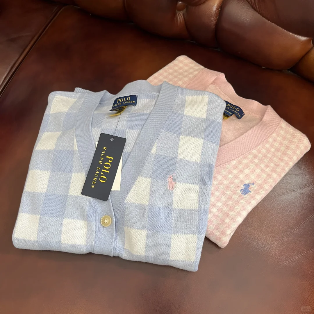 拉夫劳伦女大童开衫 小清新的颜色 😻