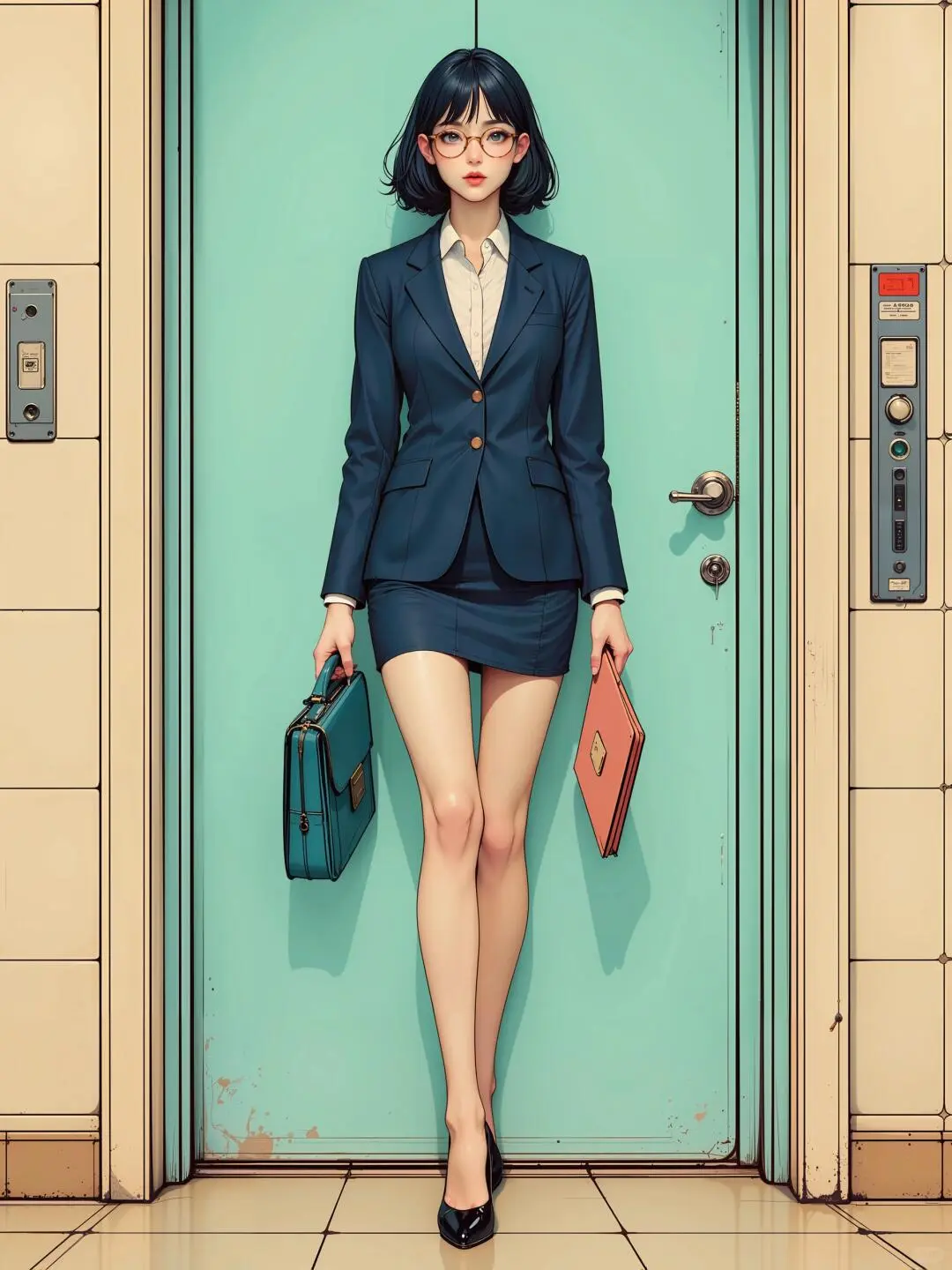 周六早上的电梯~