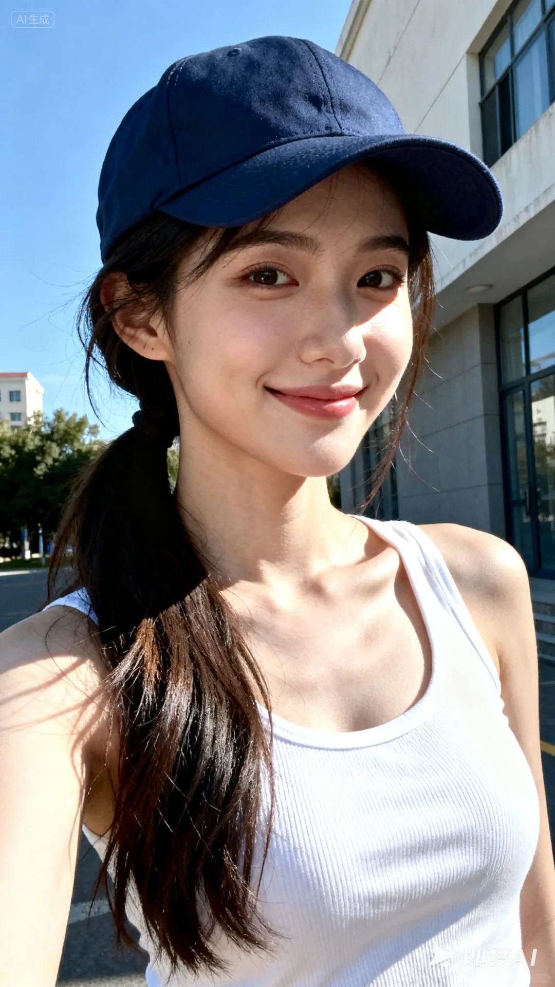 阳光下的少女，清纯又美好！