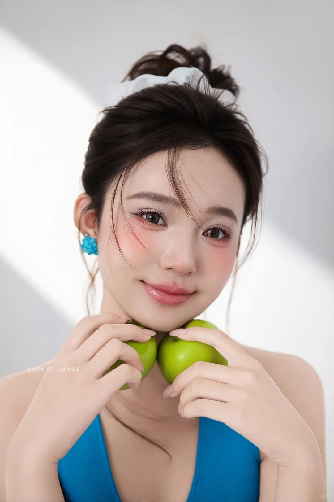 清新治愈的青苹果女孩🍏