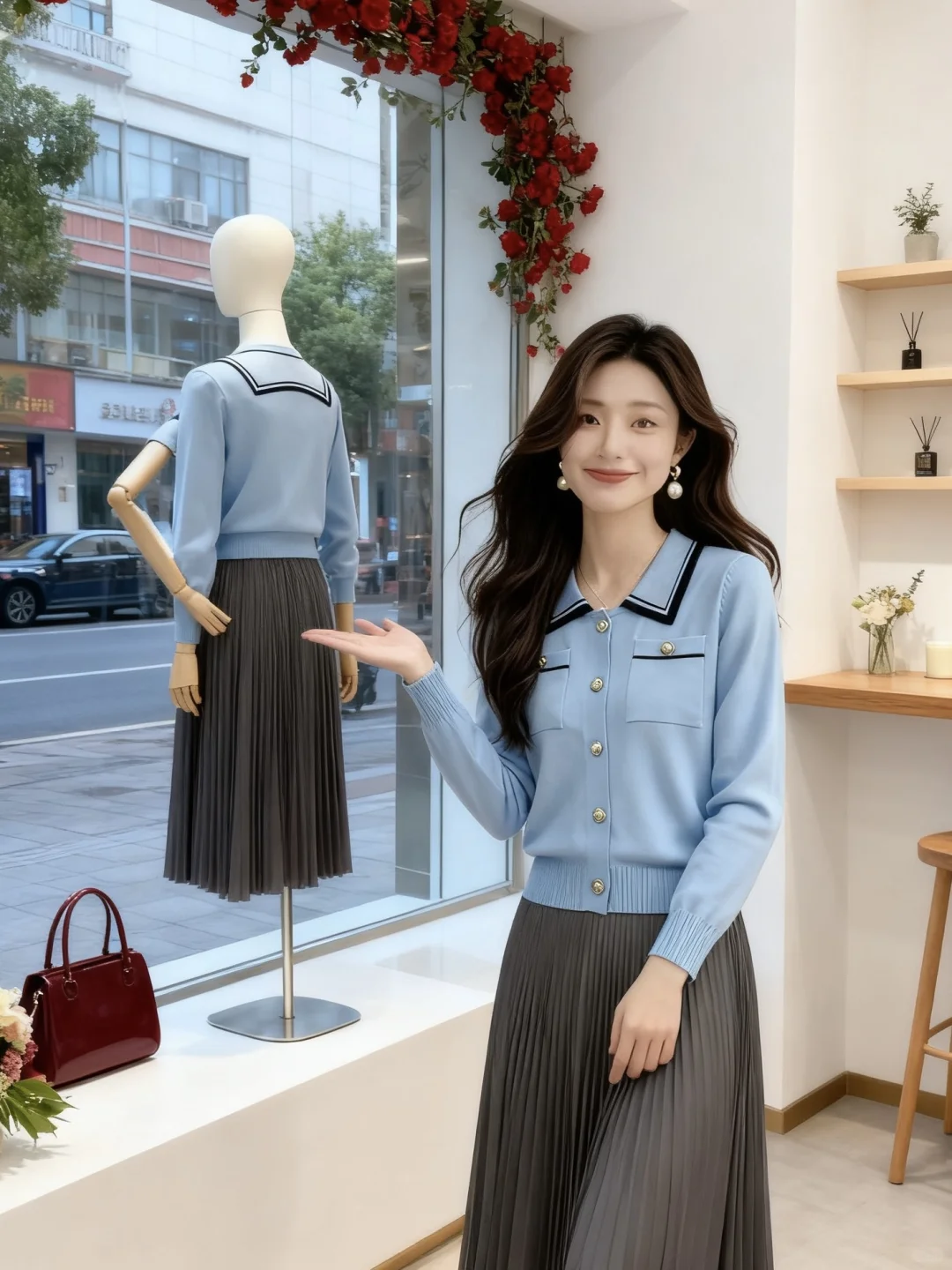 秋日衣橱里的 “小清新担当”