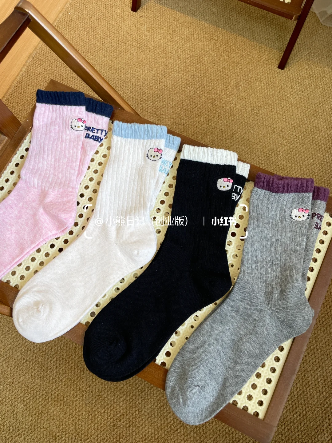 我们有救啦！是ab款kitty！！秋冬穿太可爱啦～