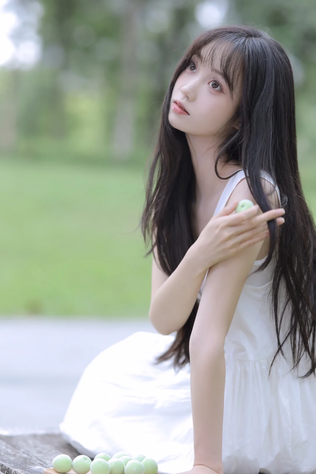 夏日/少女的心事散落在绿荫里🍃