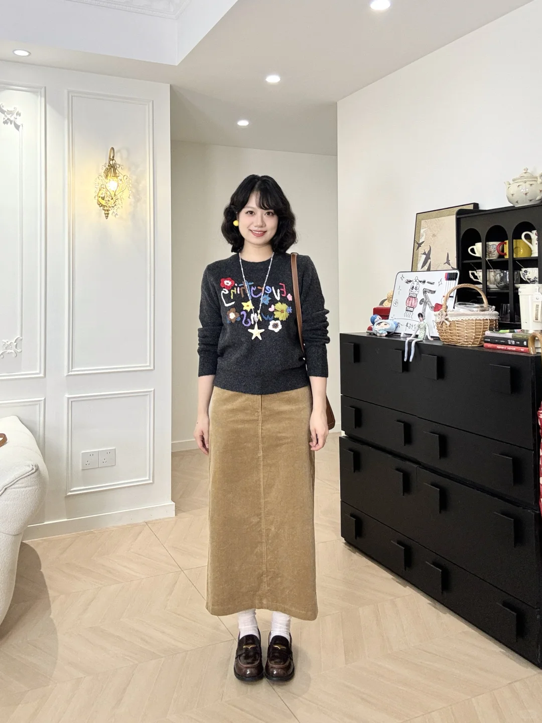 方圆脸微胖腿粗！秋冬气质通勤穿搭合集