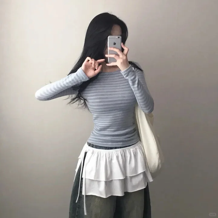 🇰🇷/清新蓝条纹 ༘♡ 🥣&acute;ˎ˗.