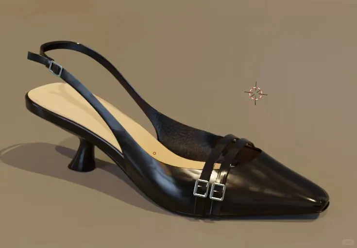 女鞋设计师的工作界面