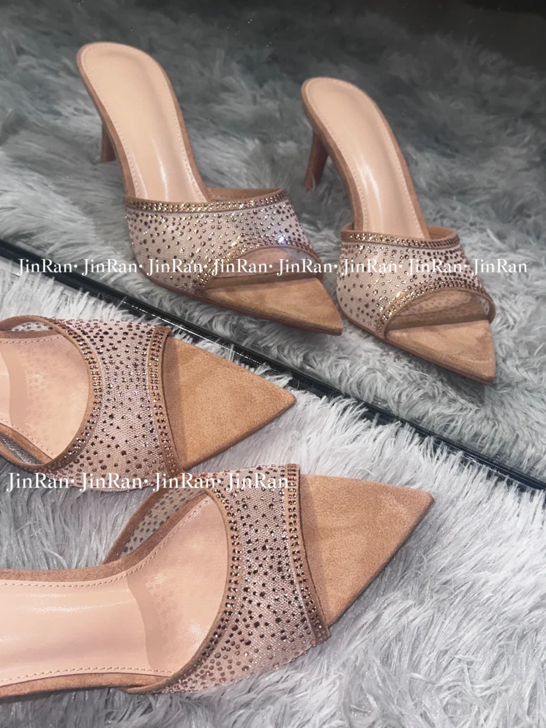 Vocal！谁来懂一下这双水钻高跟鞋的感觉！