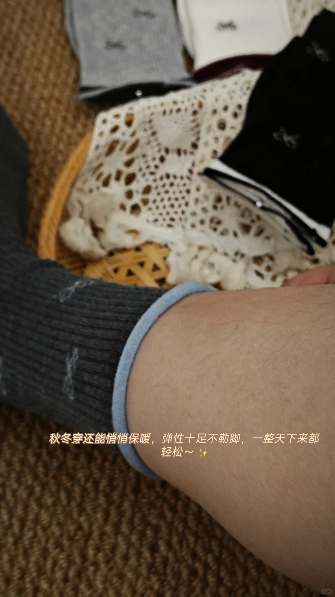 🎀蝴蝶结袜子5色美疯！软萌到跺脚