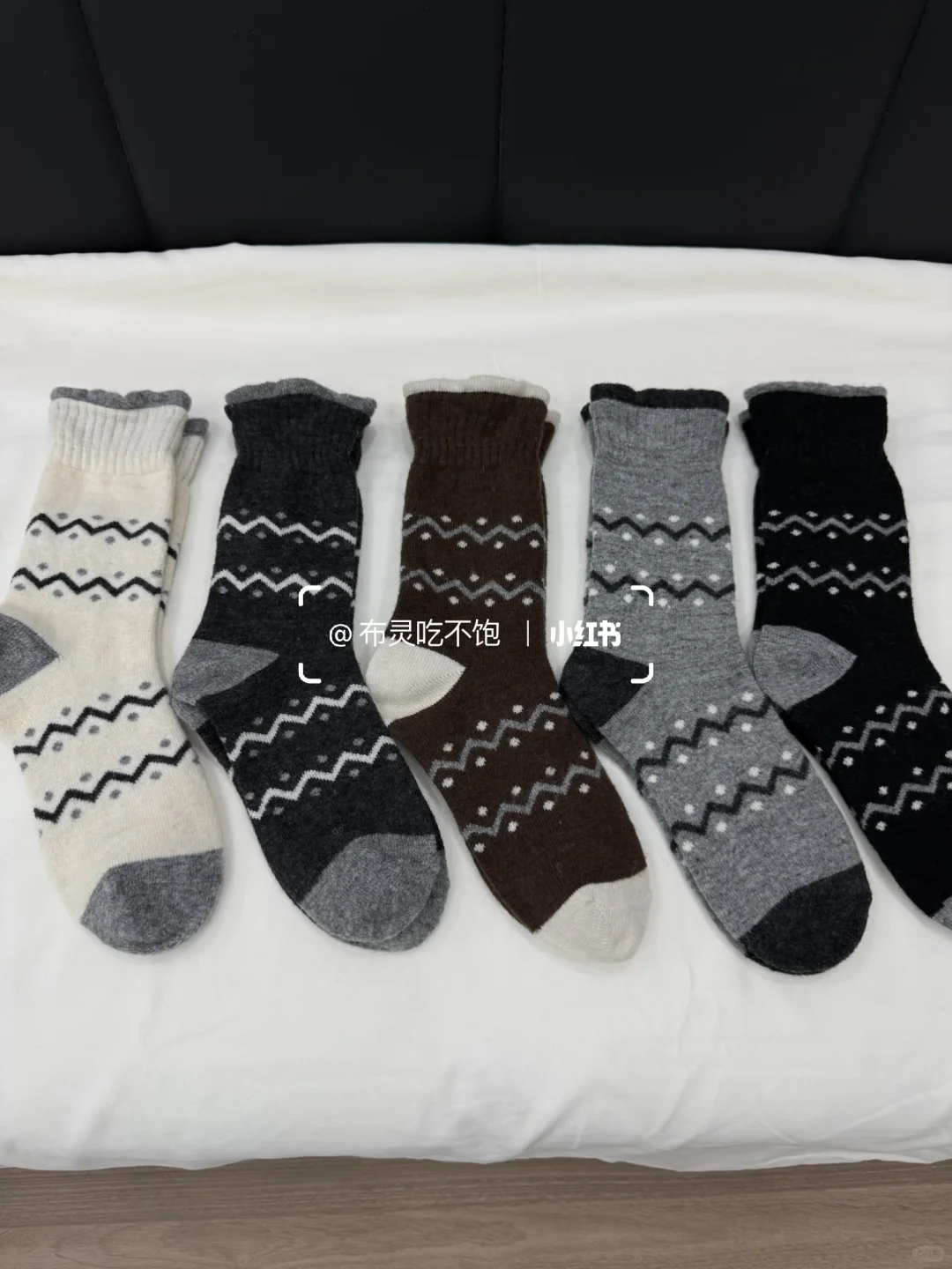 复古咖系！费尔岛羊毛袜➕勃肯！好慵懒！狂喜！
