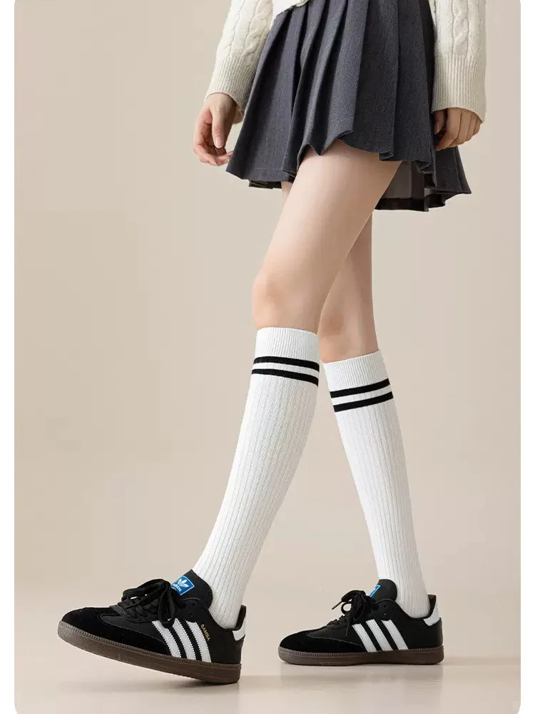 学院风双杠袜！这3个颜色我全留了！🎒