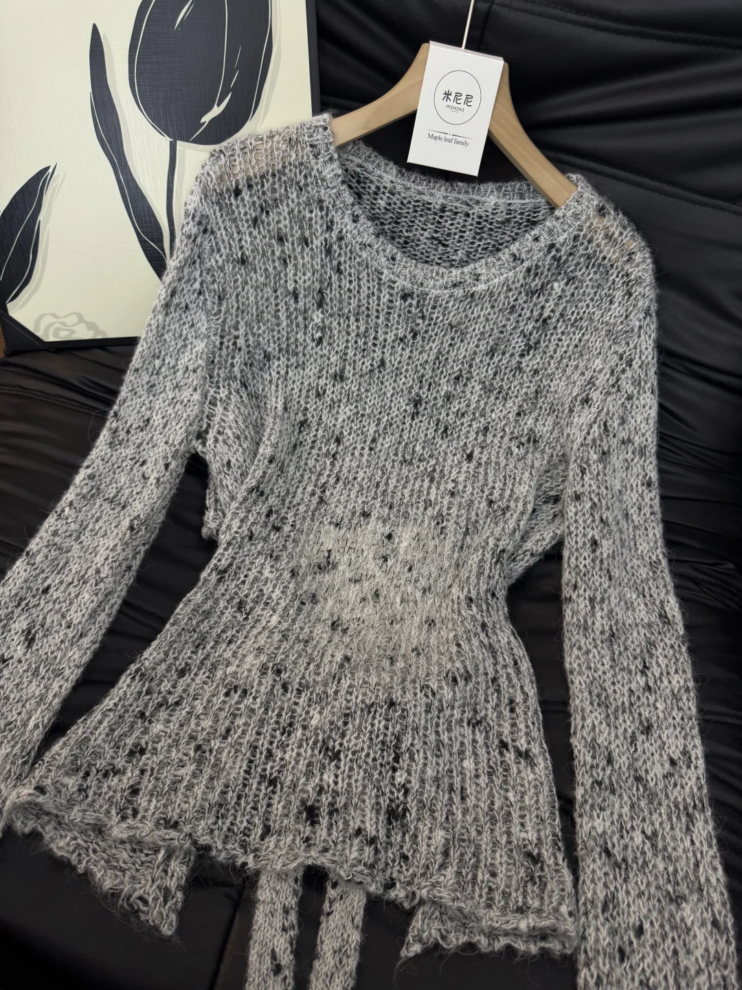 期待秋冬!绑带露背上衣+阔腿裤太气质了