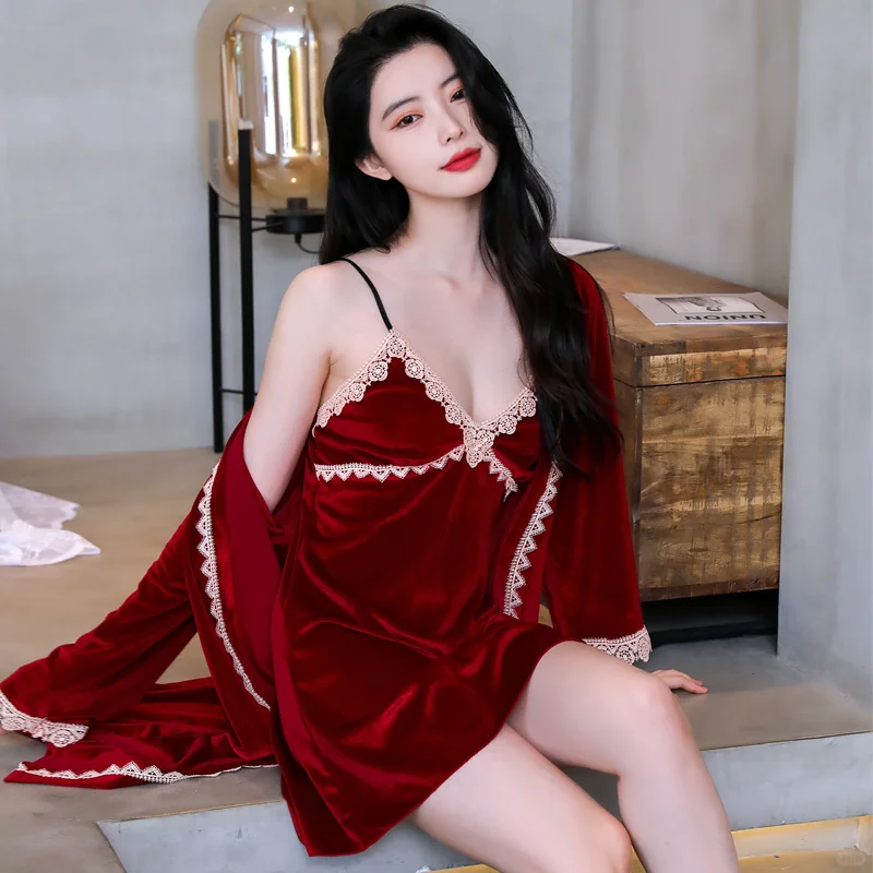 ✨秋冬季必备！性感睡袍女款来啦