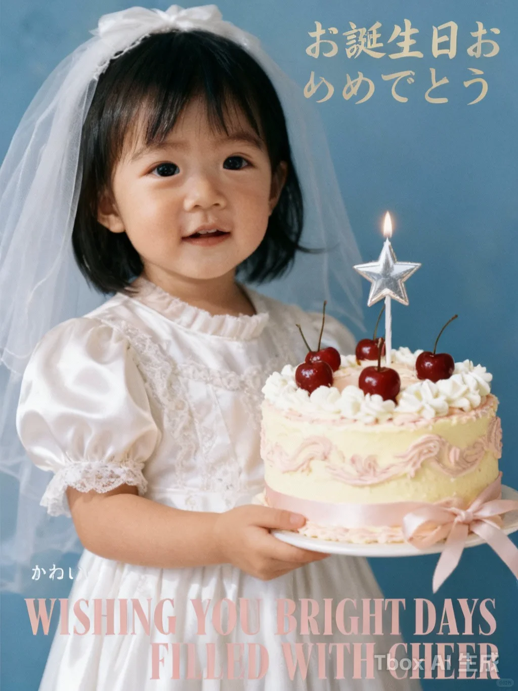 100套AI写真1｜邵和风女宝生日照，附提示词