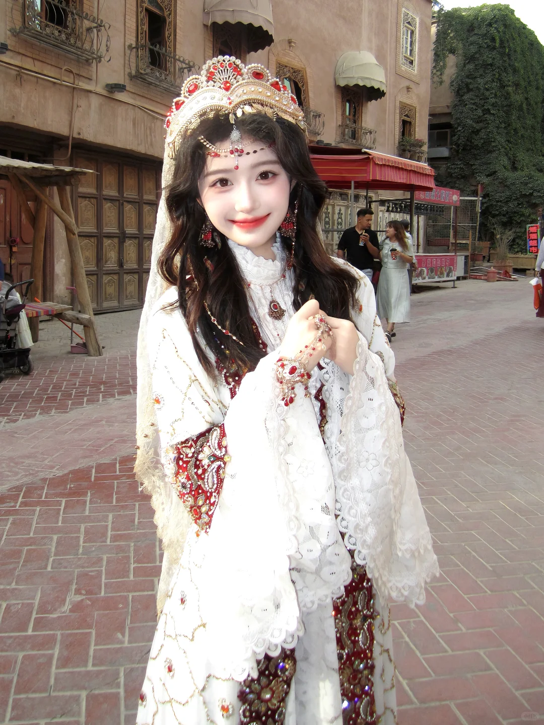 原来这就是维族小甜妹呀！！
