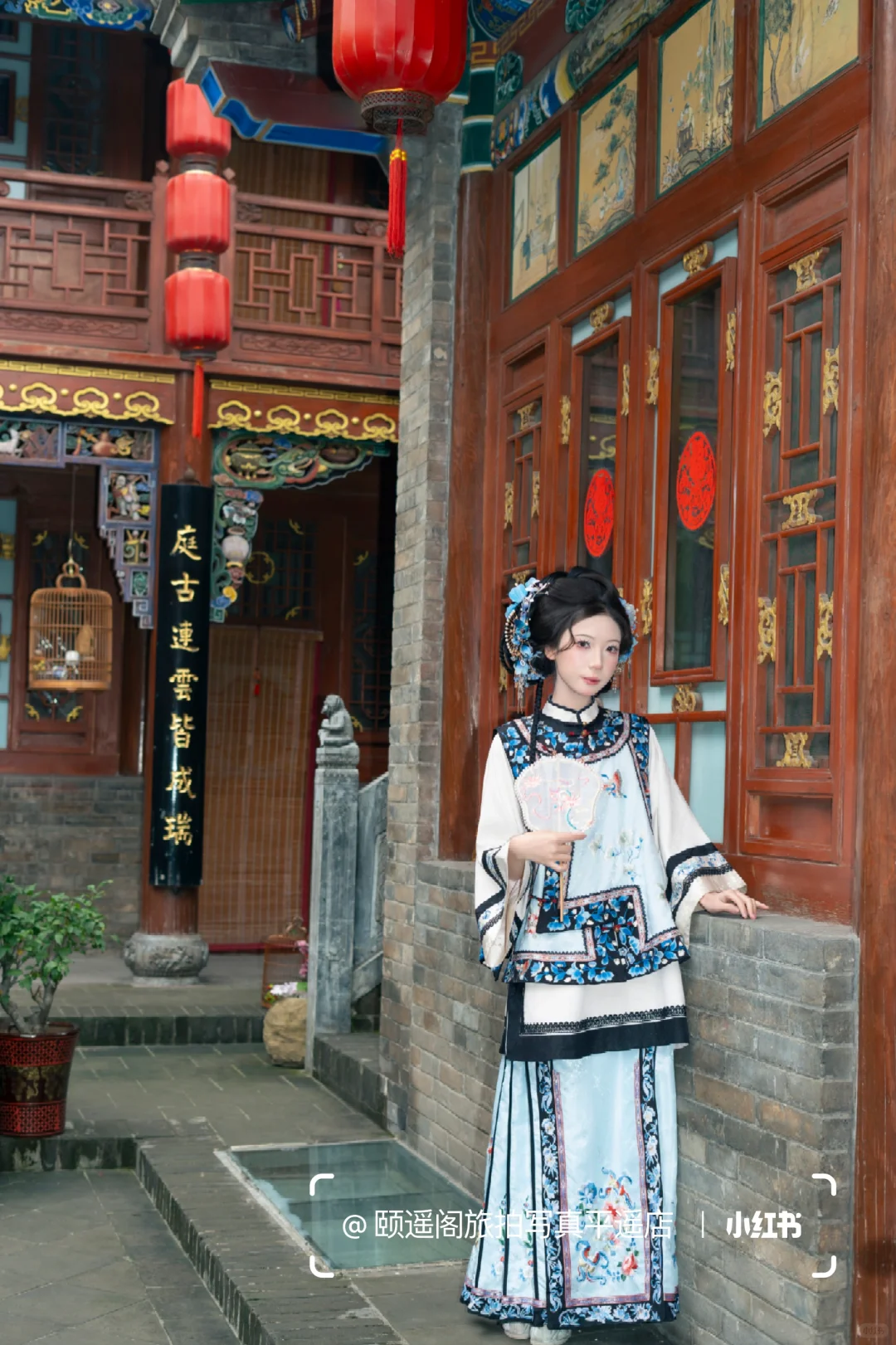 谁能拒绝蓝白清汉女的清新暴击！