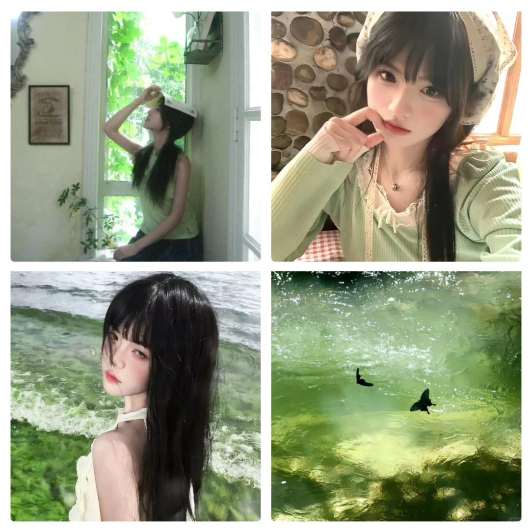 青提薄荷少女头像