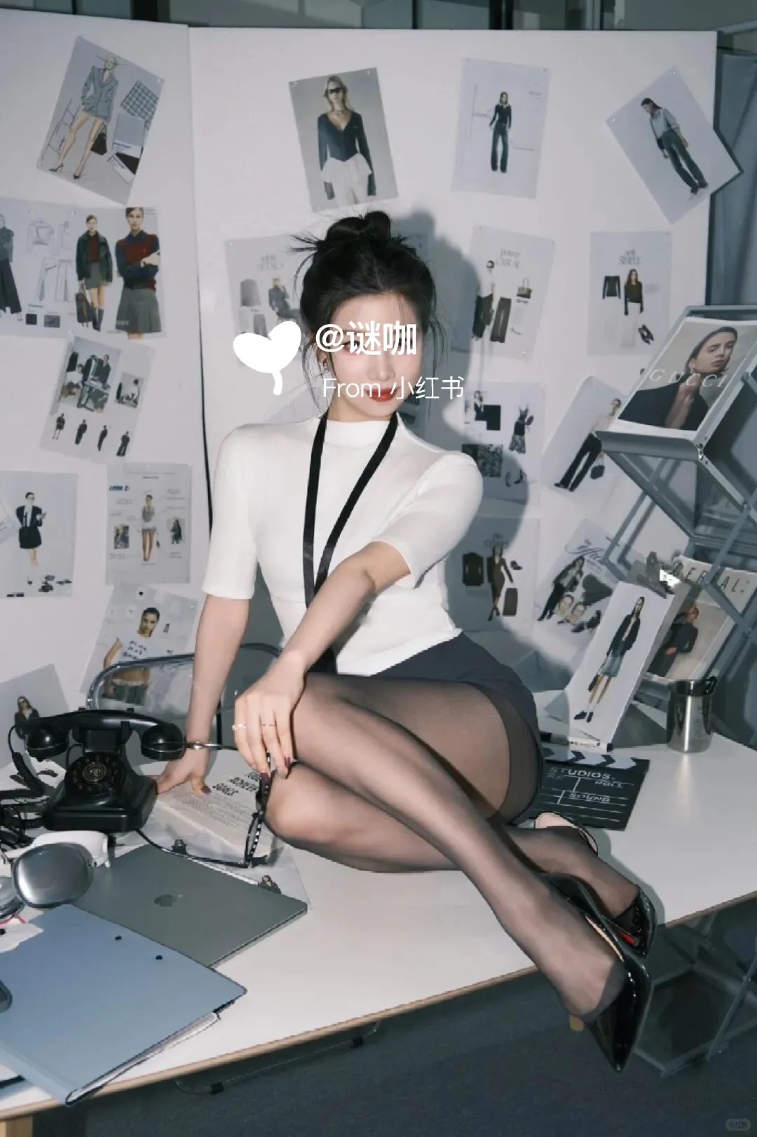 高跟 丝袜 穿搭