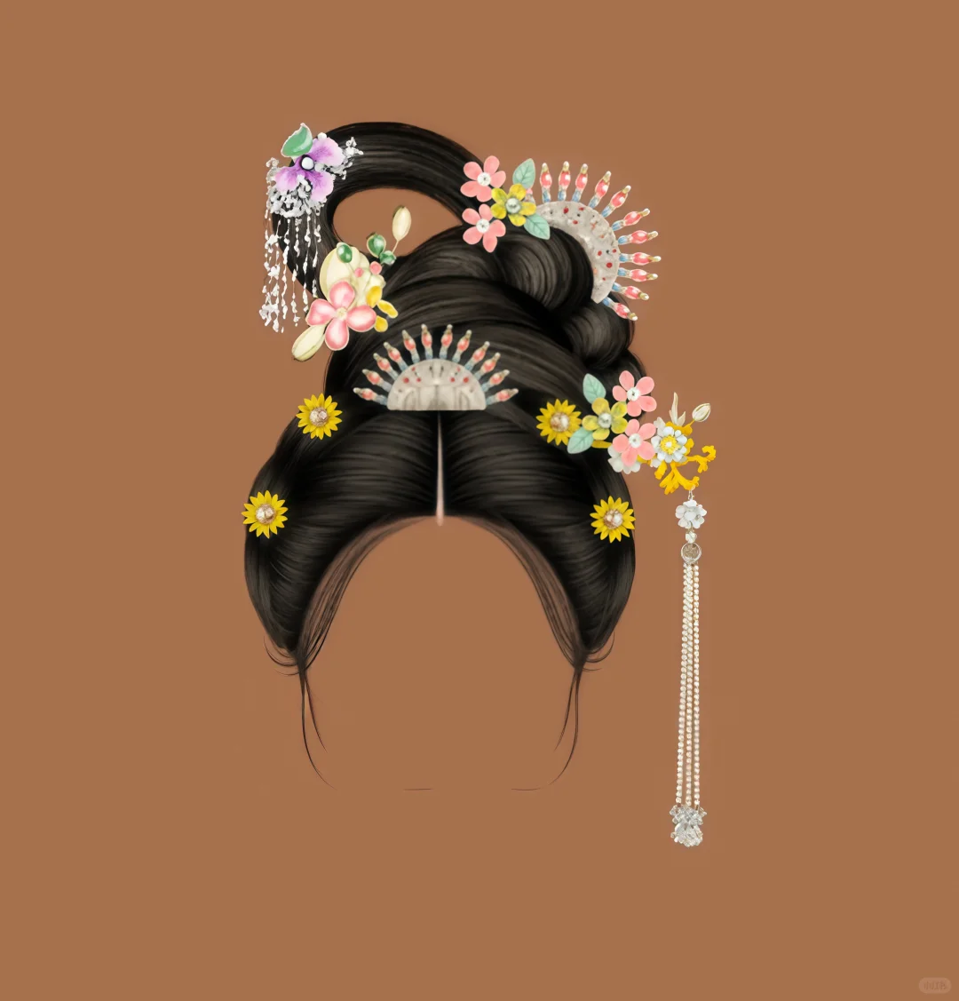 彩虹堂 .受宠公主发型