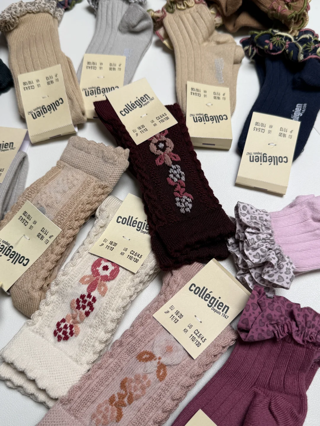 我愿称collegien为最美的袜子