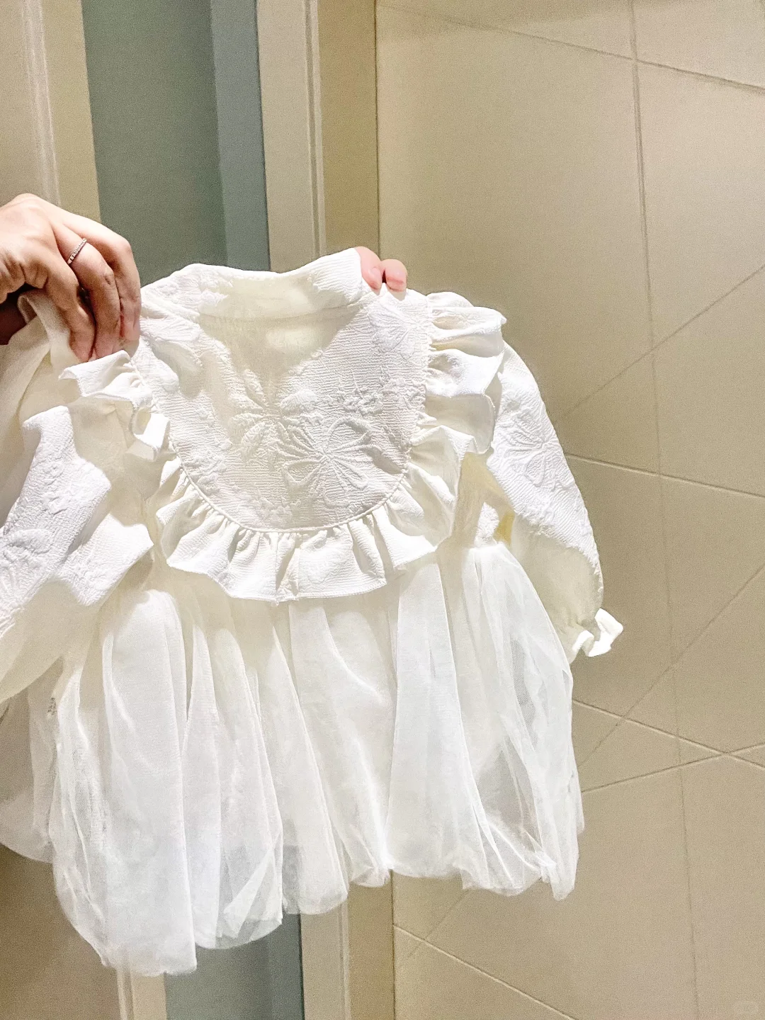 救命！女宝白纱裙衣，软糯仙气谁能拒绝