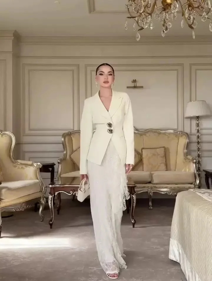 西装裙的高级感，谁懂啊！