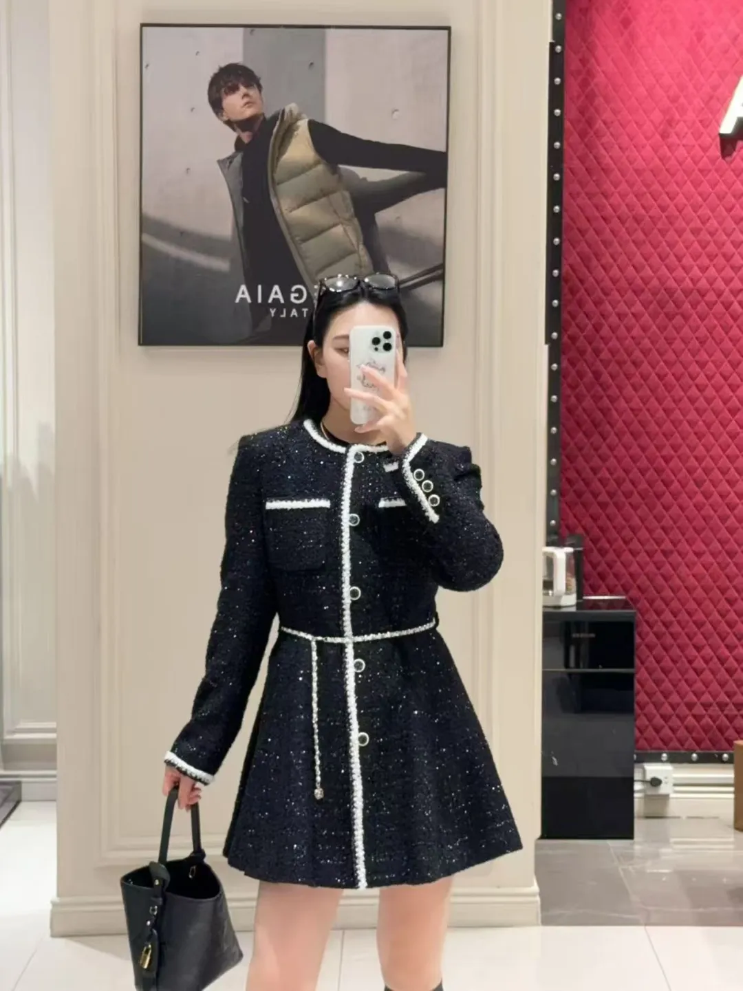 JOHNRICHMOND女士小香风连衣裙👗