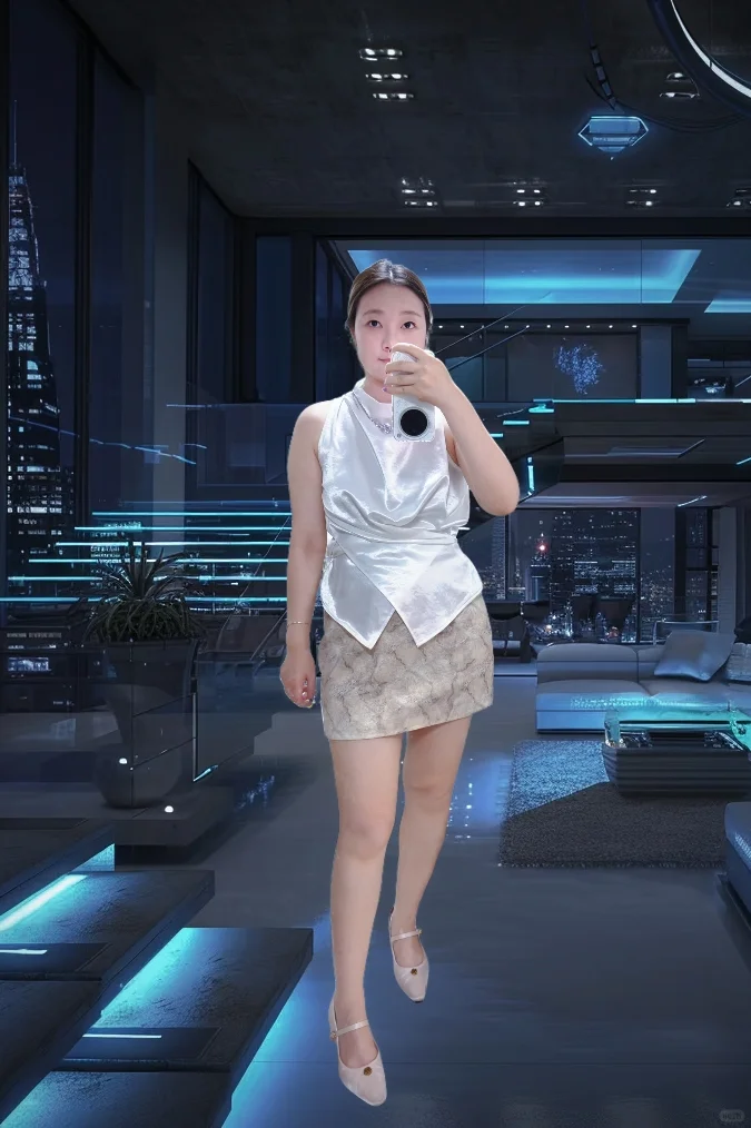 ootd【002】未来🌌科技感，你的AI女管家