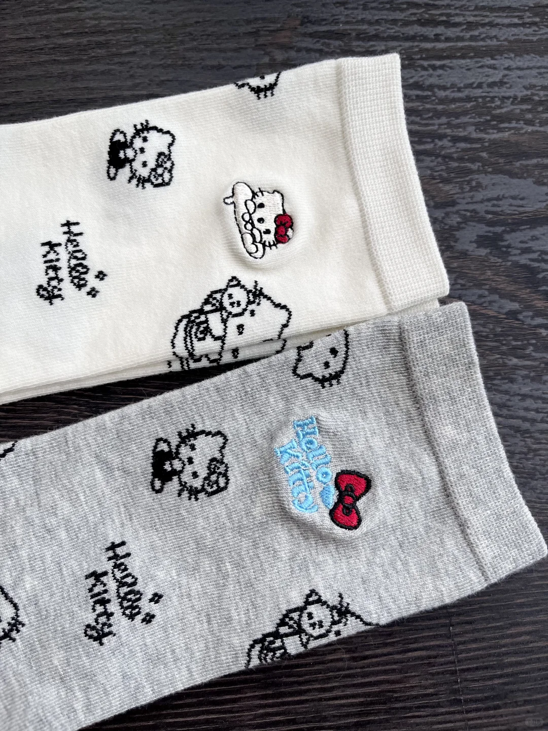 啊啊啊好漂亮！又乖又甜的kitty酱袜子谁不爱