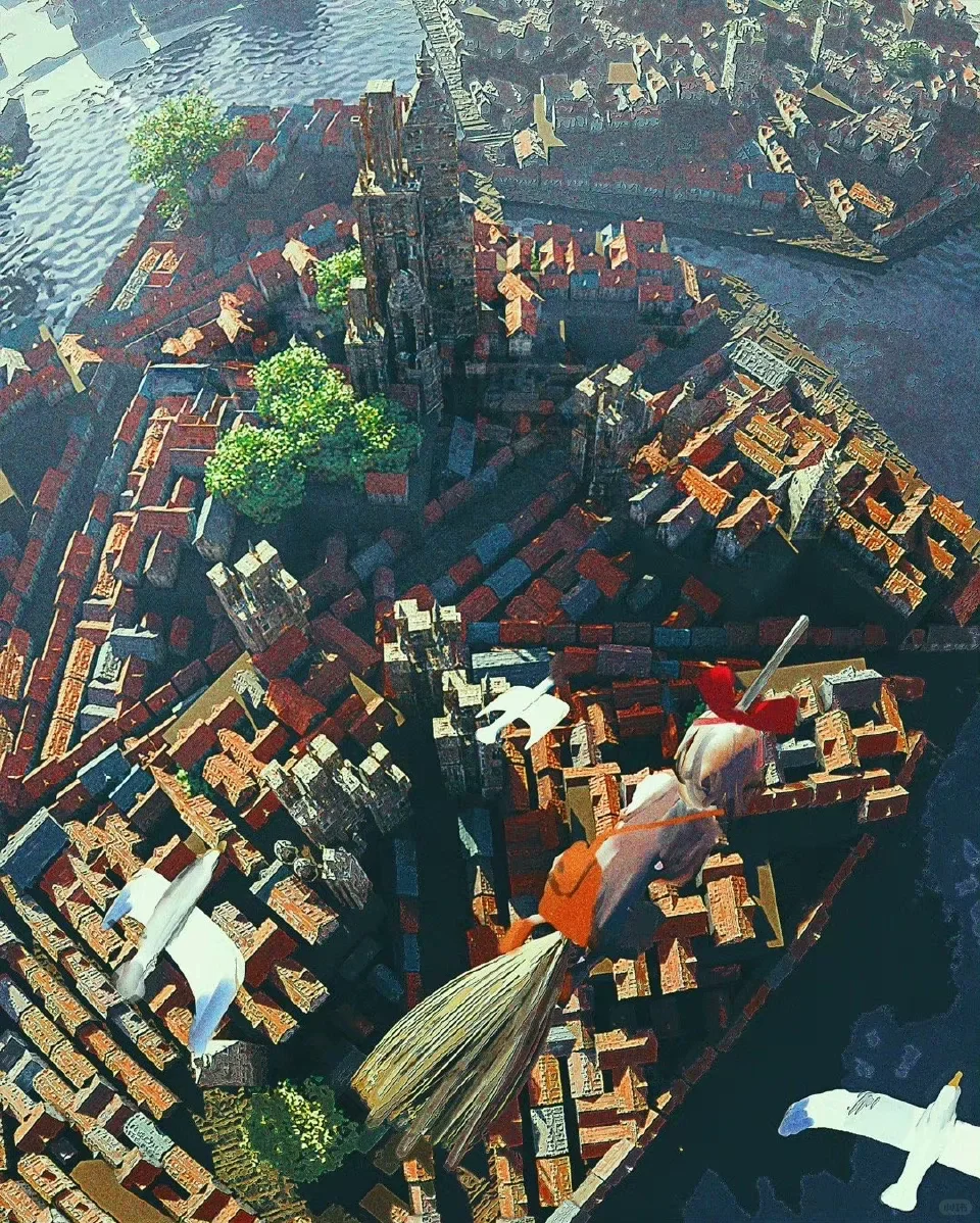 100位画师分享‖大透视下少女人物