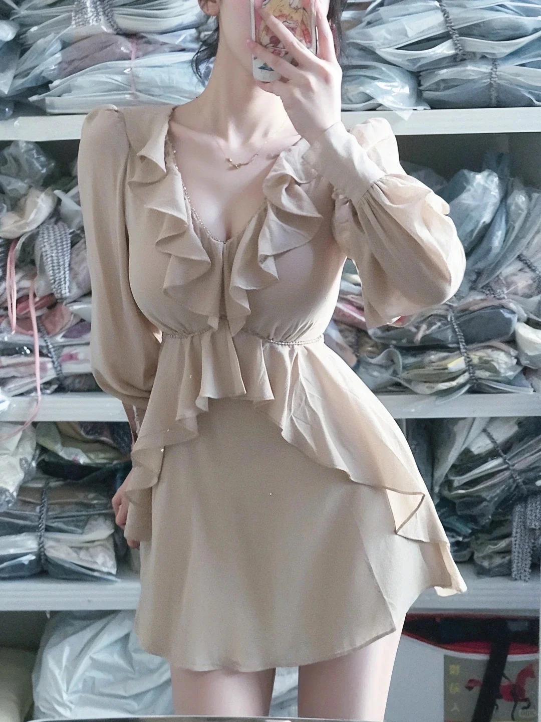 挖到一条超温柔的仙女裙～