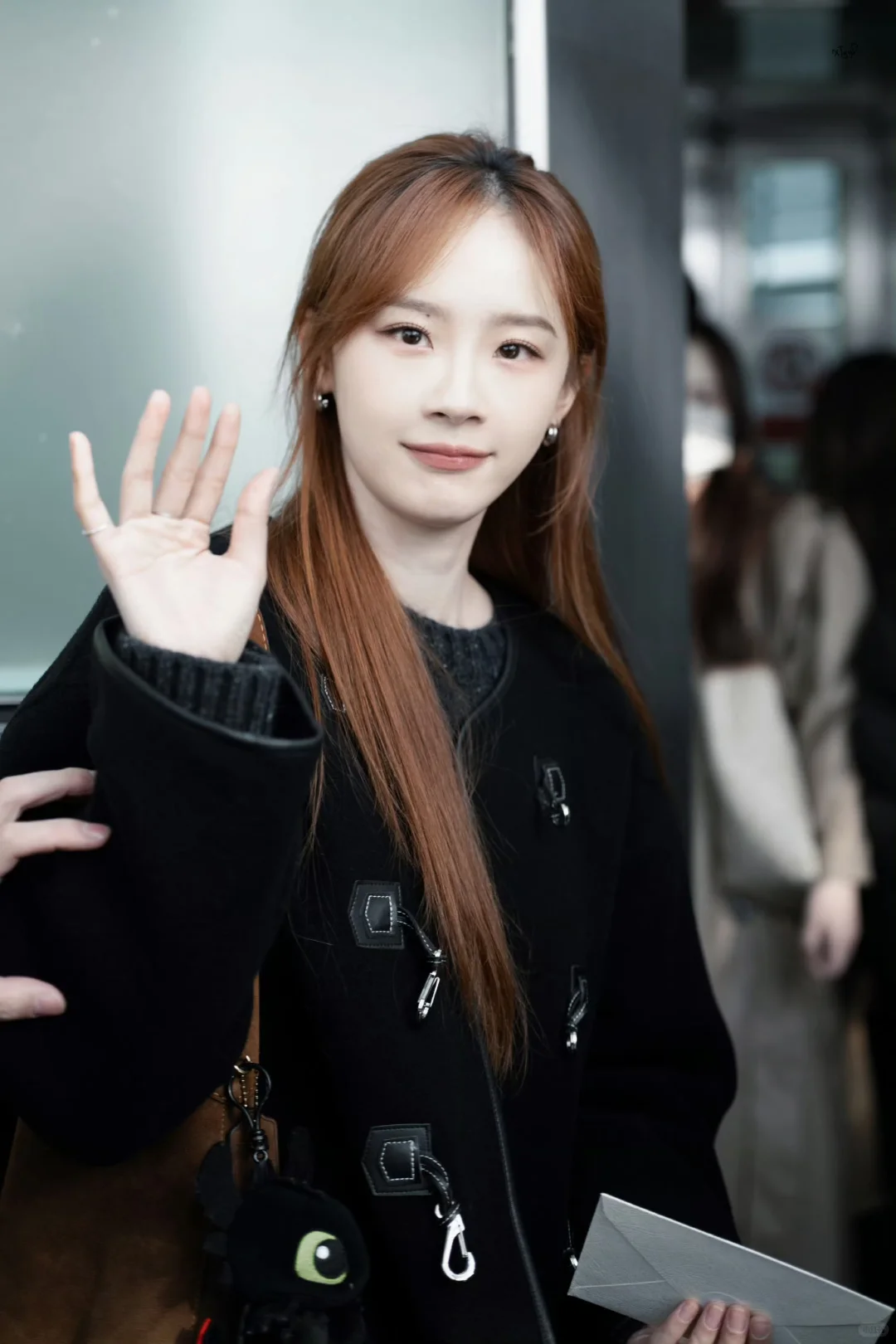 机场拍摄，韩系小清新穿搭！