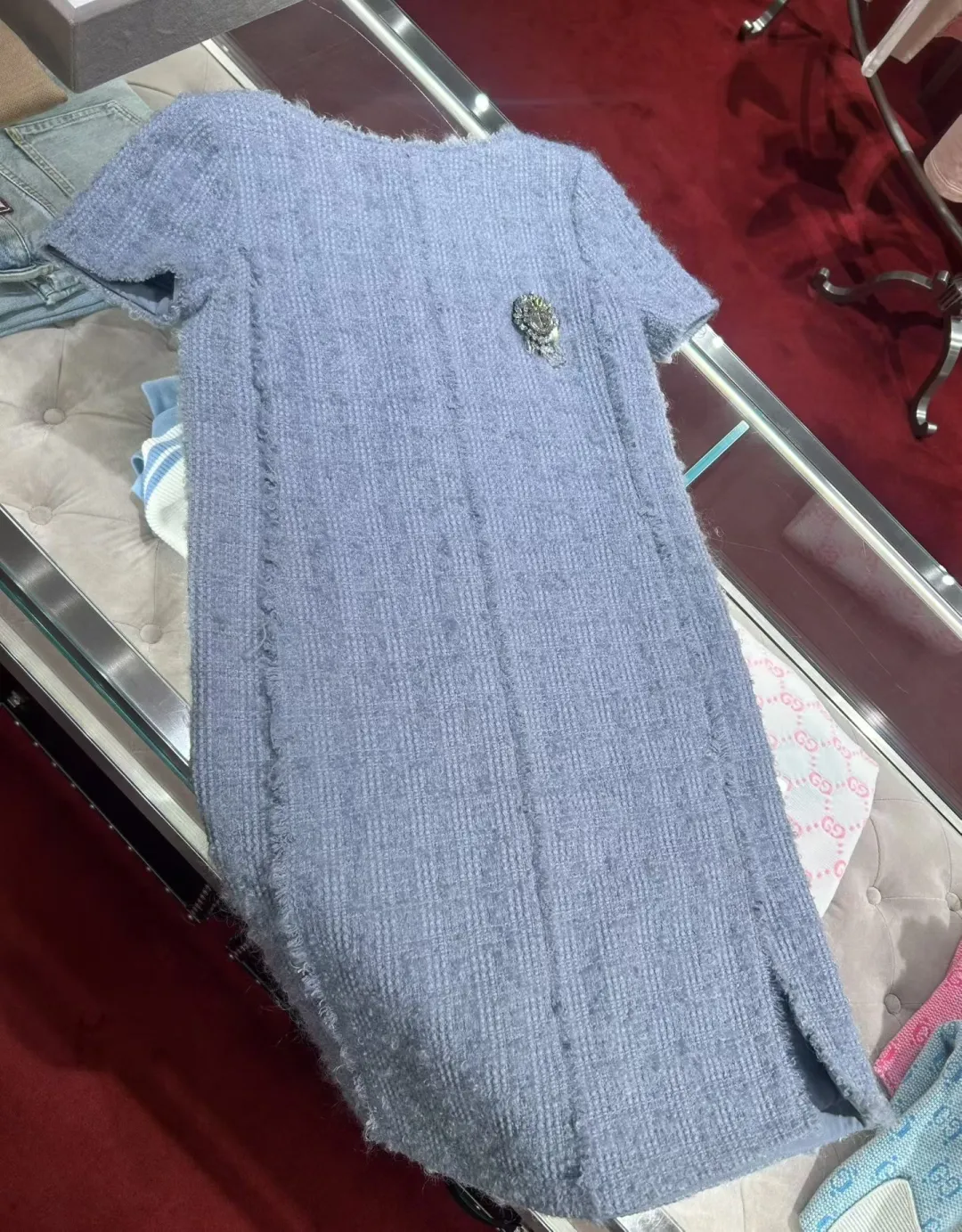 Gucci 女士蓝色连身裙