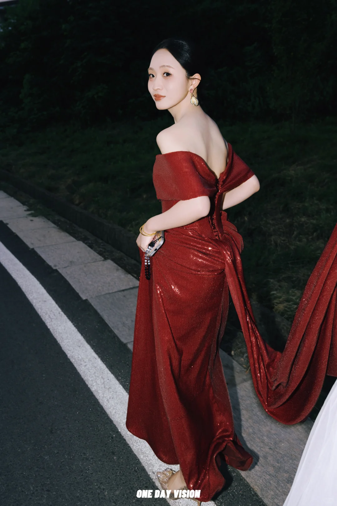 女明星 婚礼礼服