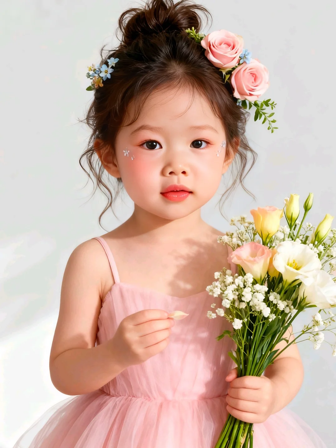 这届宝宝太卷了|0成本拍花漾小花童写真照