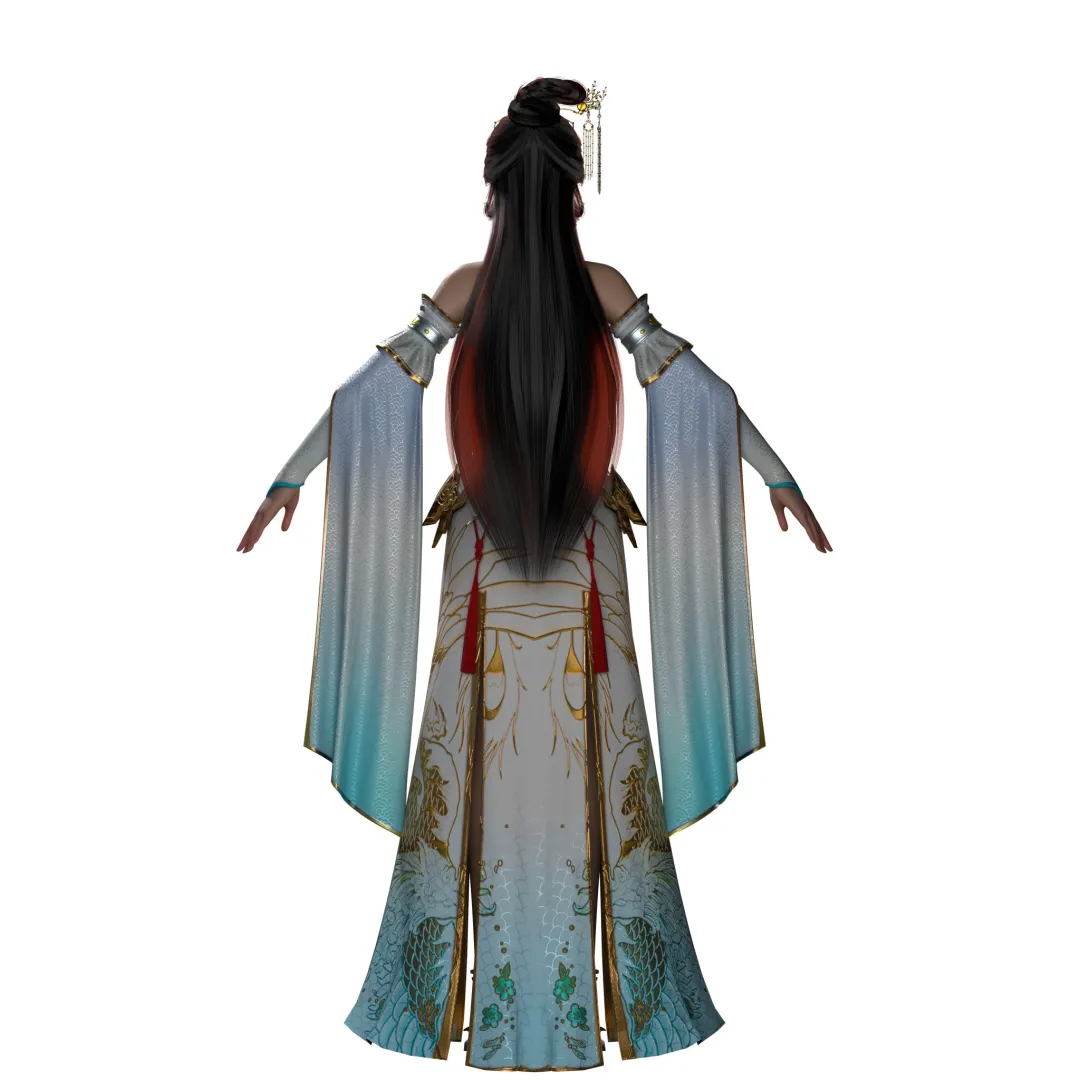 写实3D女性美型模型