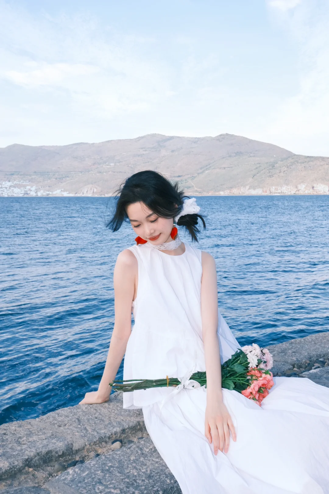 大理跟拍📸龙龛码头蓝调氛围感真的好好拍