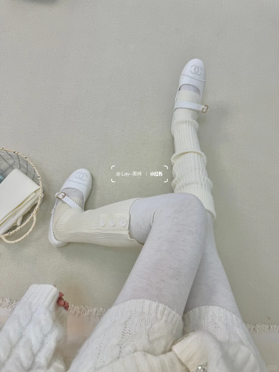 &ldquo;奶呼呼的袜套&rdquo;超有氛围感简直美爆啦 ！！