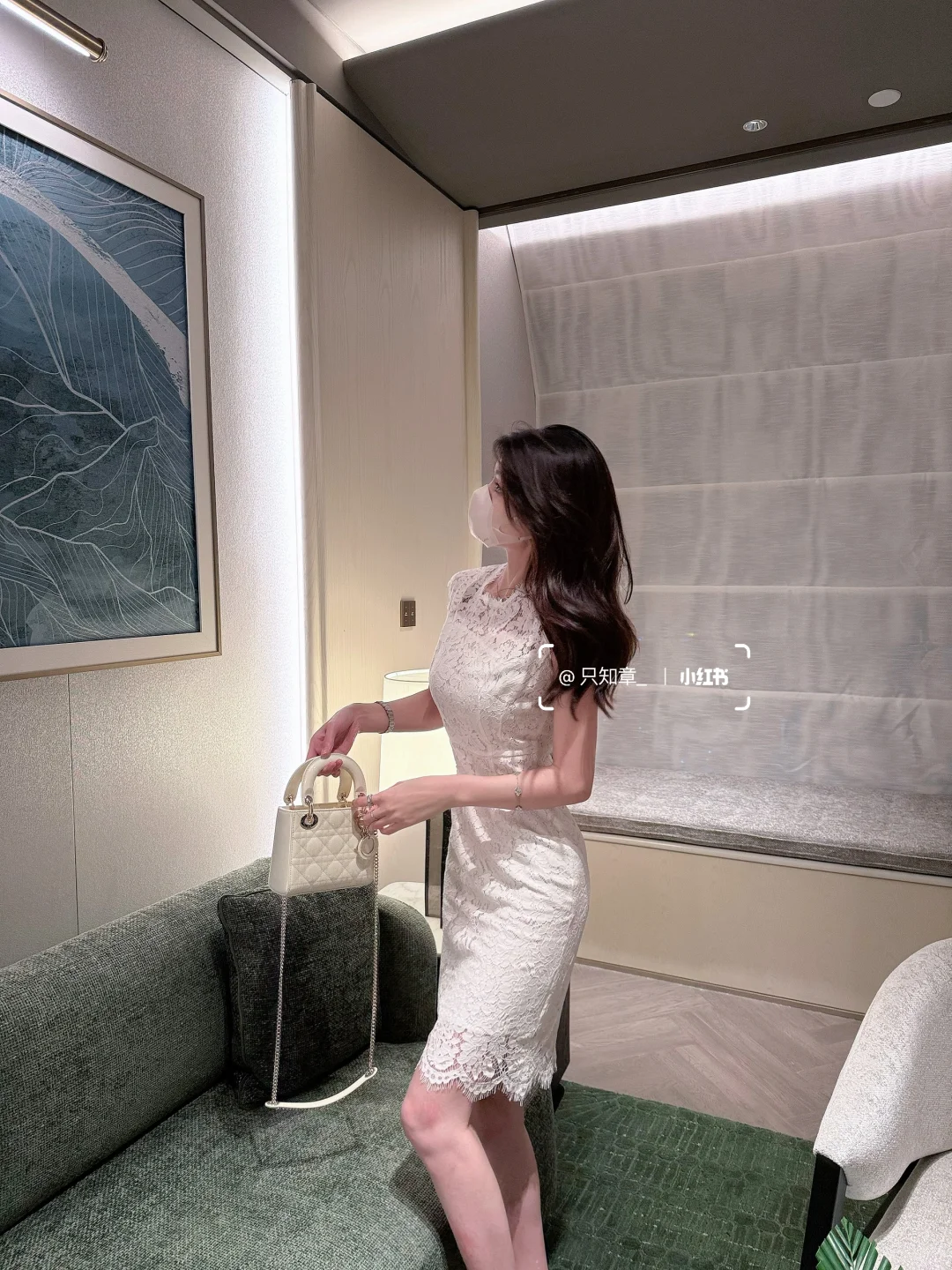 谁懂白色蕾丝裙的杀伤力！！