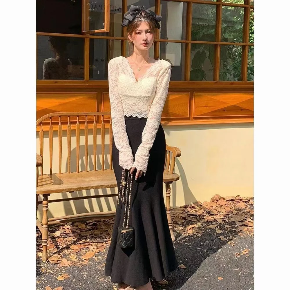 真的被这条鱼尾半身裙惊艳到啦‼️超显气质