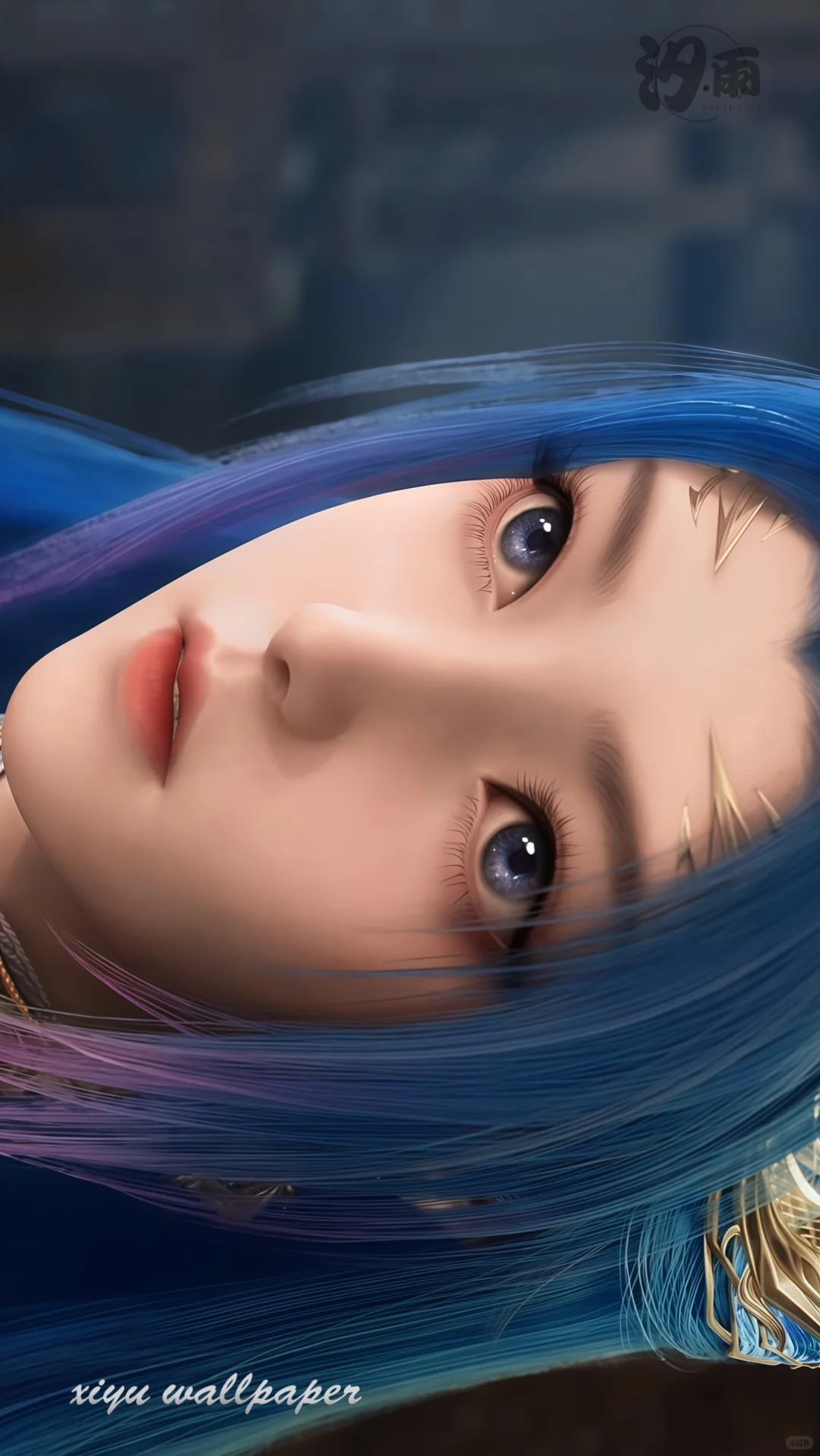 唐舞桐的绝美侧颜