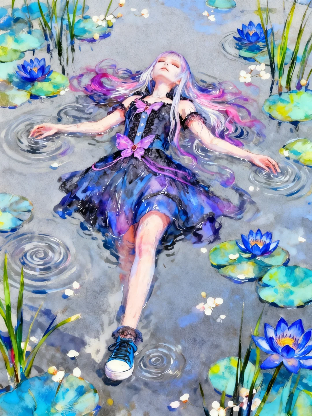 沉睡在梦里，沉醉在花海里