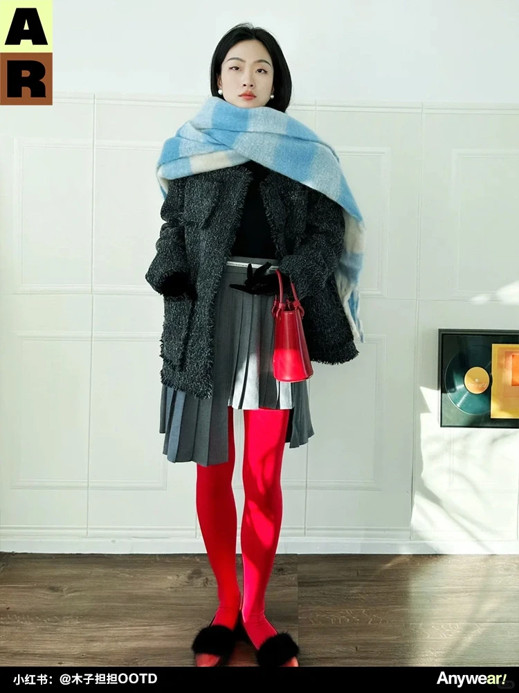 时髦🔴单品｜灰红配色 🍷也太美了吧