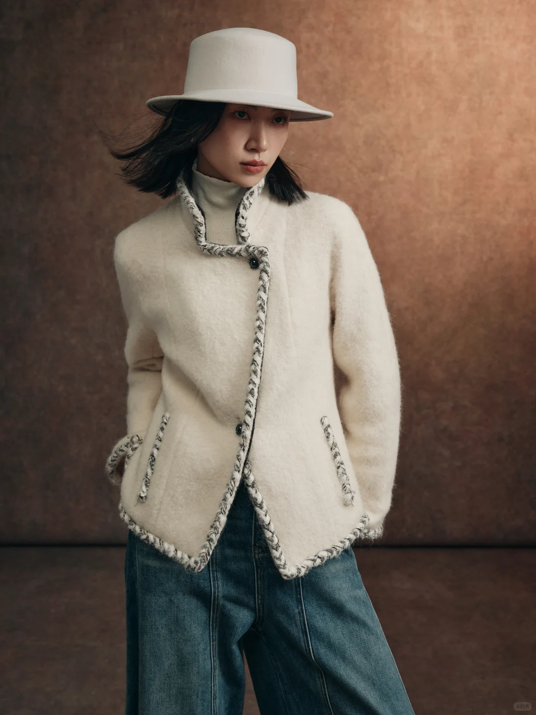 冬日里的优雅女骑士 | 高智感香风毛呢外套