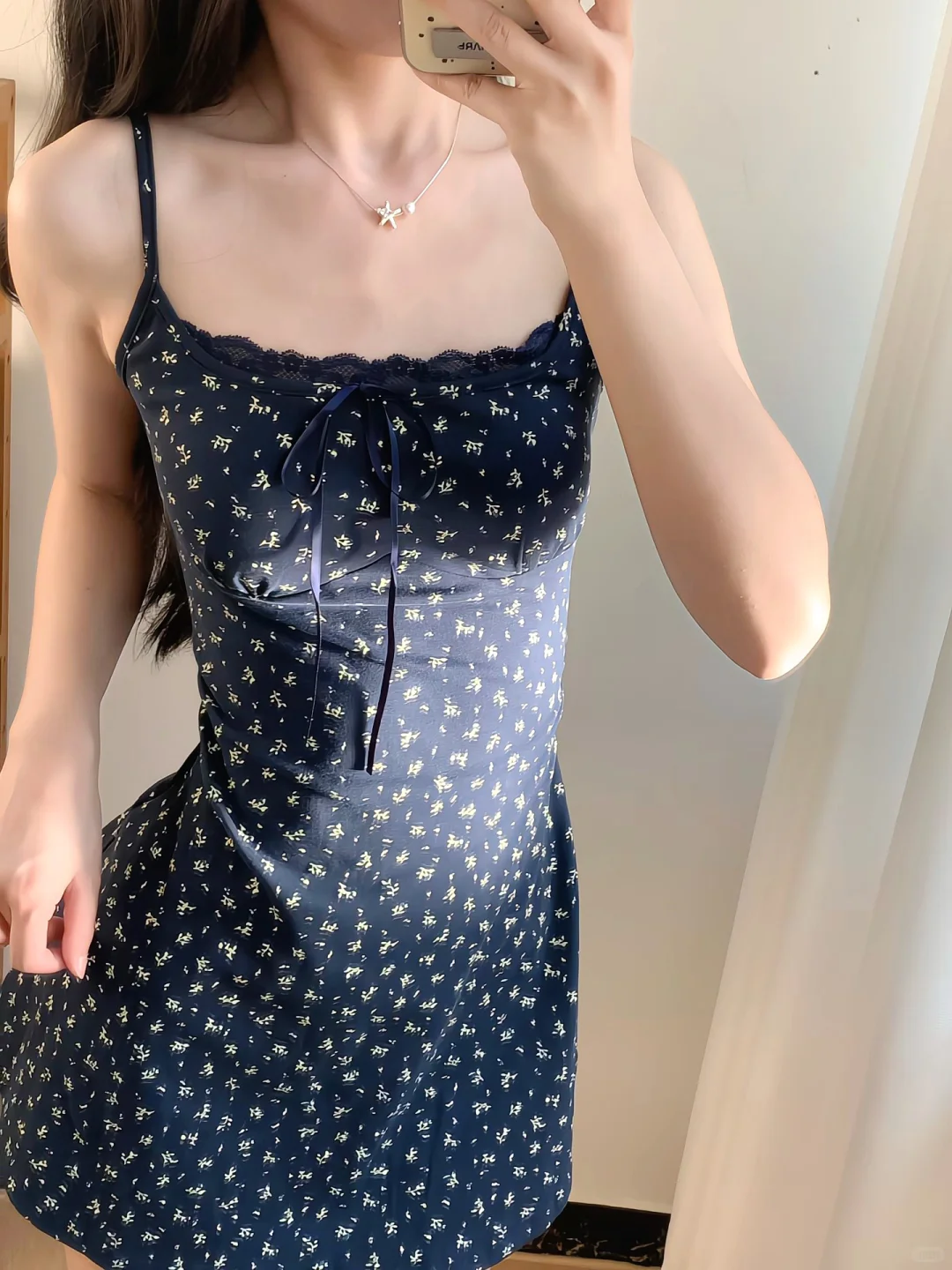 🫧🫐好韩的蓝色碎花裙𓂃𓂂𓈒🧊