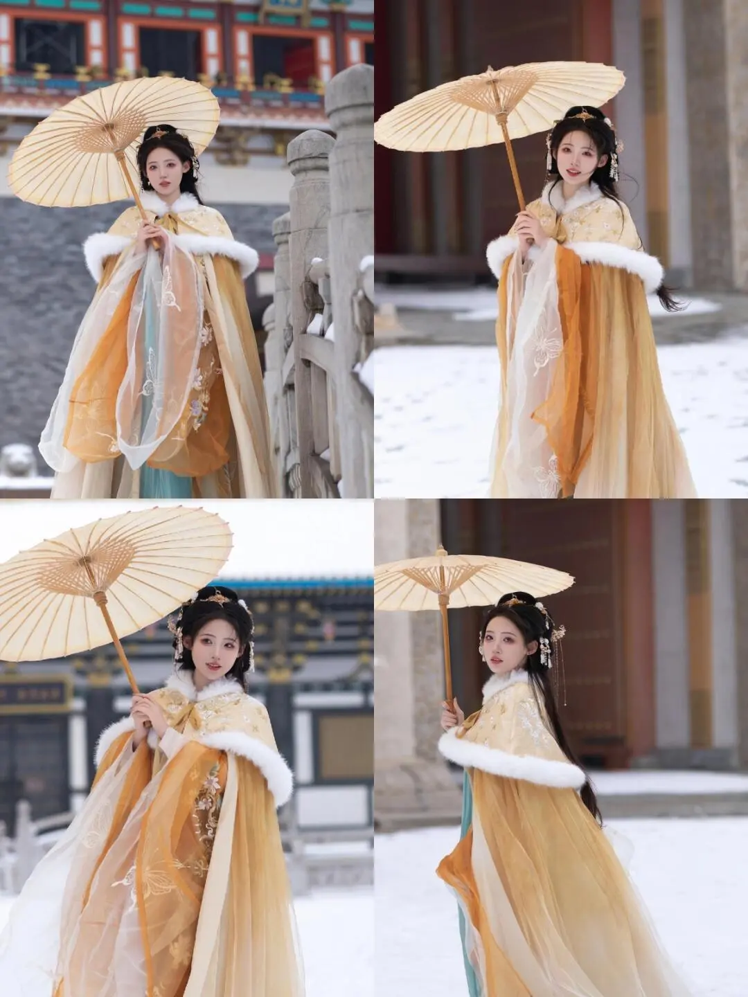 西安9️⃣款冬季汉服妆造，出片不踩雷!